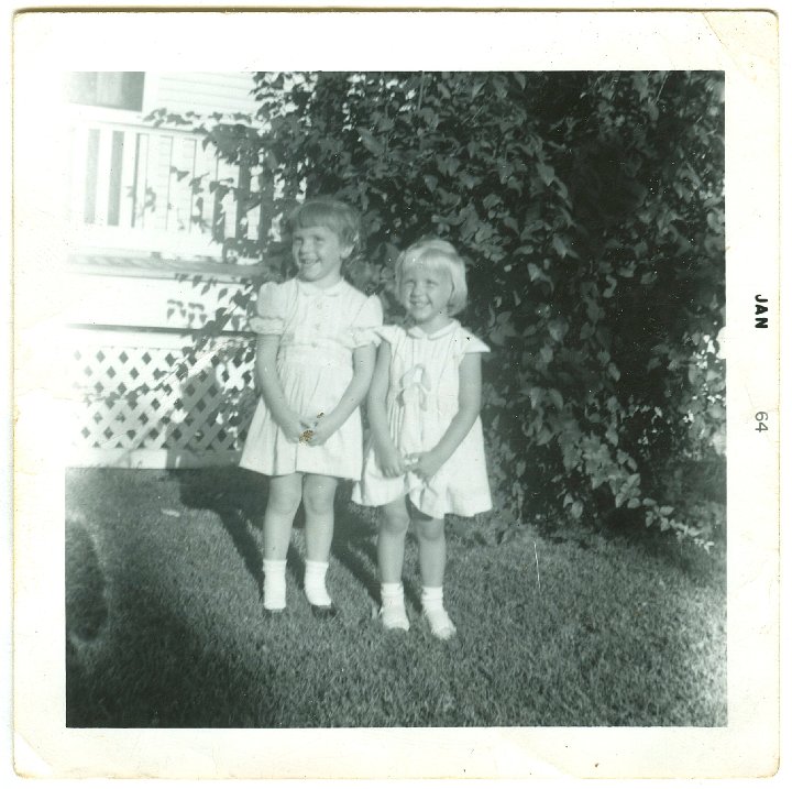 1183.jpg - Jackie & Julie Ogie.  1964  Foster girls who were later adopted