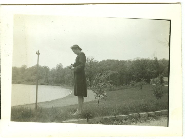 1258.jpg - Aldine Eichelberger, Lake McBride, 1942