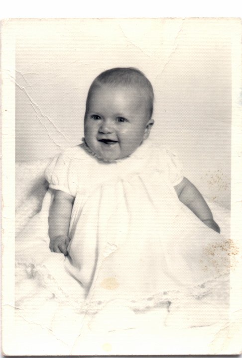 1403.jpg - "Cynthia 4 mos"  Cynthia Nisly 1963